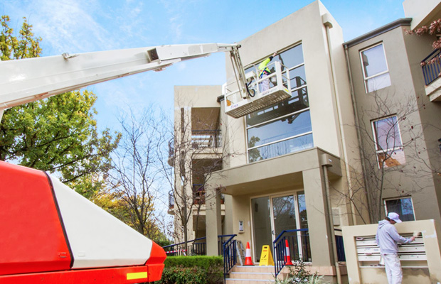 Services - Room Painting A picture of a room being painted